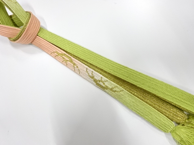 正絹　手組帯締め